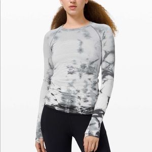 Lululemon swiftly tech long sleeve shibori